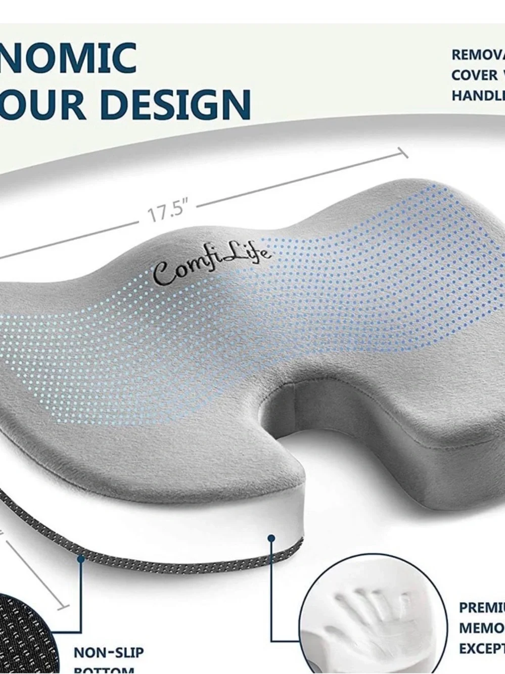 Comfi life gray orthopedic
